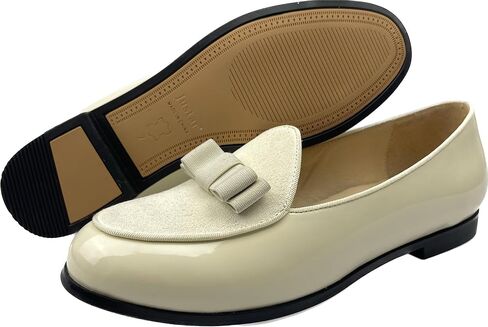 Justar Women's Genuine Leather Buckle Loafers Dress Shoes Casual Flats Low Heel Slip on Driving Penny Loafer for Women in Saudi Arabia