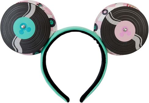 Disney Mickey & Minnie Date Night Diner Jukebox Record Ear Headband in Saudi Arabia