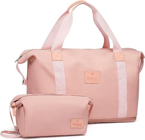 imiomo Travel Gym Duffel Bag - Weekender Bags for Women, Large Tote Overnight Bag, Sports Shoulder Hospital Bag in Kuwait