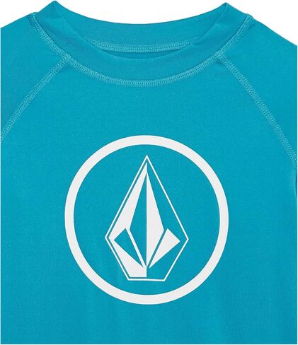 Volcom Boys' Lido Solid Lycra Long Sleeve Rashguard 50+ Uv Protection in Saudi Arabia