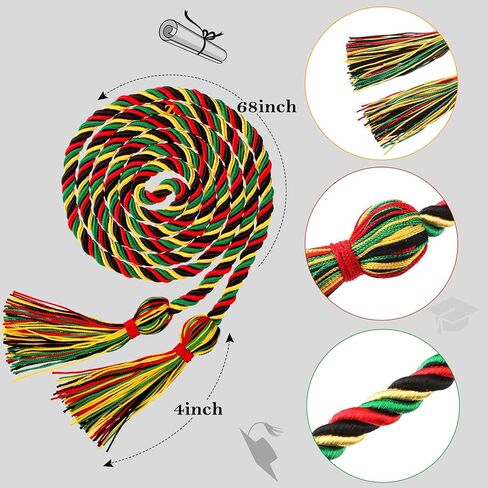 2 Pcs Graduation Stole Kente Set Class of 2024 Grads Single Kente Honor Cord Black Girl Graduation Stole Sash African Graduation Stole for Adult College Unisex Grads Celebrate in Saudi Arabia