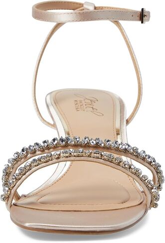 Jewel Badgley Mischka Marley Kitten Heel Sandal in Saudi Arabia