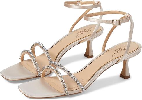 Jewel Badgley Mischka Marley Kitten Heel Sandal in Saudi Arabia