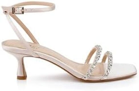 Jewel Badgley Mischka Marley Kitten Heel Sandal in Saudi Arabia