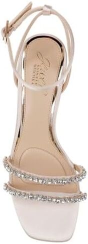 Jewel Badgley Mischka Marley Kitten Heel Sandal in Saudi Arabia