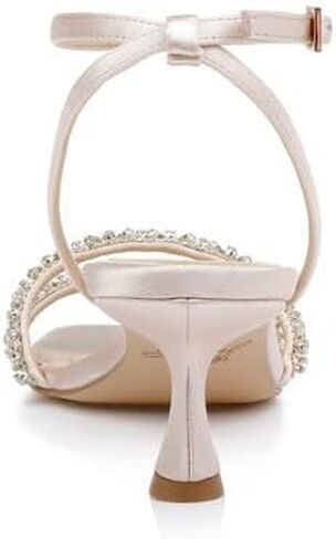 Jewel Badgley Mischka Marley Kitten Heel Sandal in Saudi Arabia