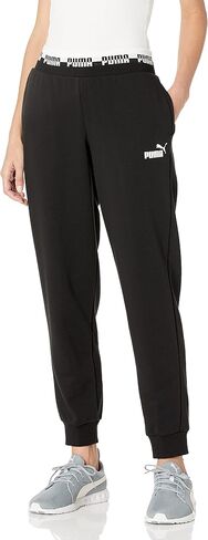 PUMA Women's Amplified Pants, Black, Medium in Saudi Arabia