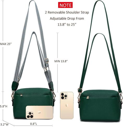 COCIFER Crossbody Bags for Women Vegan Leather Purses Women's Shoulder Handbags Wallet Satchel Small Cross Body Purse in Saudi Arabia