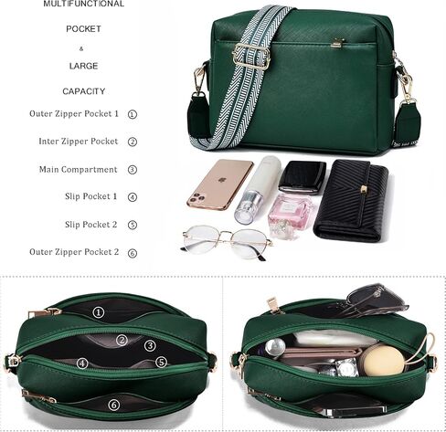 COCIFER Crossbody Bags for Women Vegan Leather Purses Women's Shoulder Handbags Wallet Satchel Small Cross Body Purse in Saudi Arabia