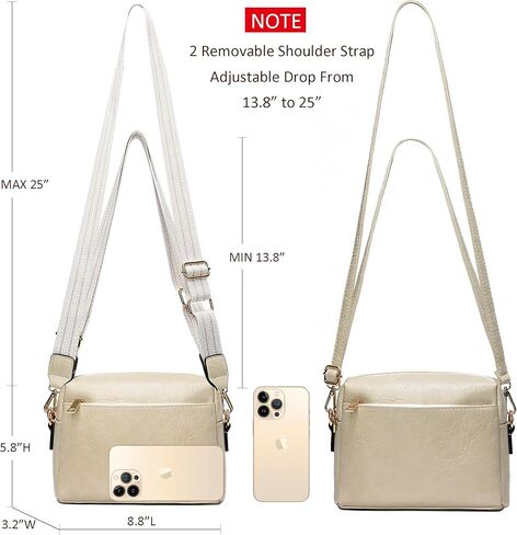 COCIFER Crossbody Bags for Women Vegan Leather Purses Women's Shoulder Handbags Wallet Satchel Small Cross Body Purse in Kuwait