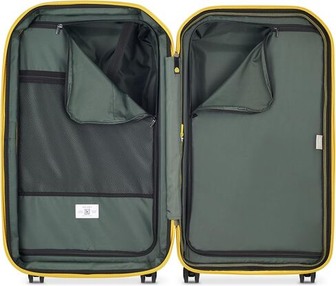 حقيبة ديلسي باريس ريمبارت قابلة للتوسيع ذات الجانب الصلب مع عجلات دوارة، أخضر عسكري، صندوق متوسط ​​مربع مقاس 26 بوصة in Kuwait
