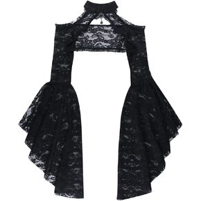 Bolero Shrug Goth Crop Top Fairy Shrugs for Dresses in Kuwait