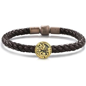 CHOW SANG SANG 999 24K Solid Gold Noir Charm Pixiu Celtic Knot Charm Blessing Bracelet for Men and Women 93832C in Saudi Arabia