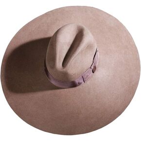 ByTheR Unisex Modern Chic Classic Style Floppy Wide Brim Fedora Hat in Kuwait