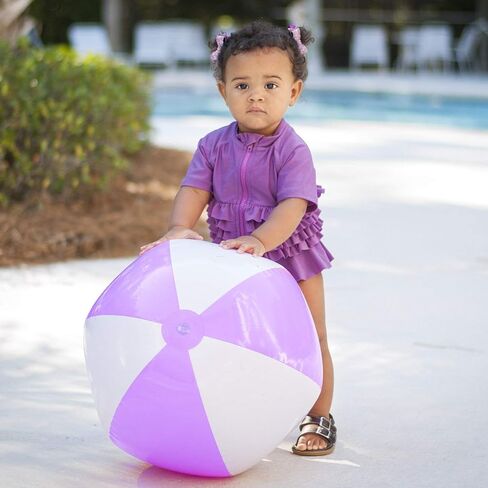 SwimZip Baby Rash Guard Set - Girl Short Sleeve 2 Piece Swimsuit with SPF in Saudi Arabia