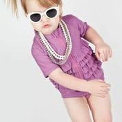 SwimZip Baby Rash Guard Set - Girl Short Sleeve 2 Piece Swimsuit with SPF in Saudi Arabia