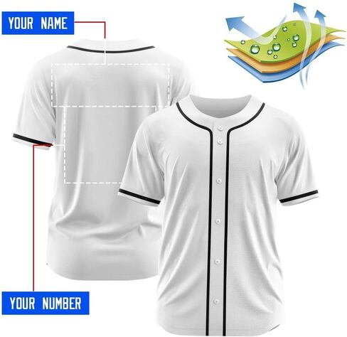 جيرسي البيسبول للرجال، جيرسي البيسبول فارغة، جيرسي البيسبول. البيسبول جيرسي B.WxuAznza in Kuwait