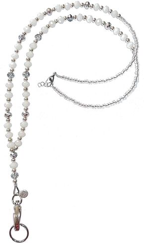Women's Unique Artisitc Beaded Lanyard Strong Breakaway Clasp for ID Badge Card Holder Teacher Cruise Keys Keychain in Kuwait