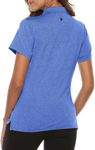 Rdruko Women's Golf Shirts Moisture Wicking Dry Fit Short Sleeve Polo Sports Casual Collared T Shirts in Saudi Arabia