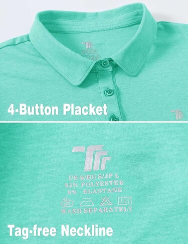 Rdruko Women's Golf Shirts Moisture Wicking Dry Fit Short Sleeve Polo Sports Casual Collared T Shirts in Saudi Arabia