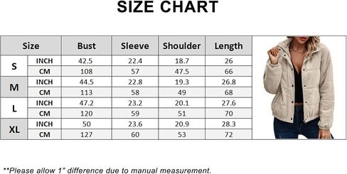 Angashion Women's Bomber Jacket Corduroy Ribbed Quilted Zip Up Long Sleeve Winter Coat Fall Outerwear Tops with Pockets in Kuwait