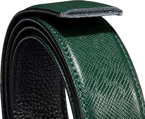 Barry.Wang Mens Ratchet Belt,Genuine Leather Belt with Automatic Buckle Alloy,Gift Set for Men in Kuwait