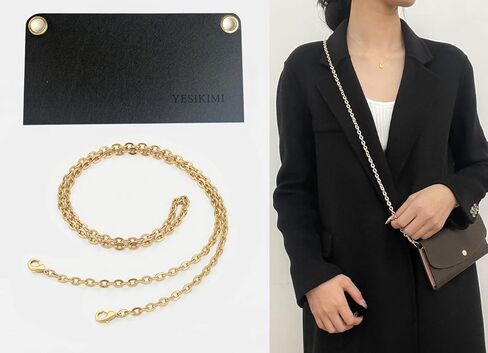 مجموعة تحويل من يسيكيمي لسارة اميلي محفظة طويلة من اللباد عالي الجودة مع سلسلة 47 انش in Kuwait