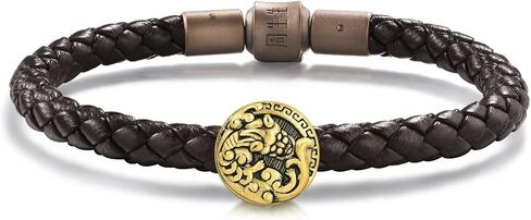 CHOW SANG SANG 999 24K Solid Gold Noir Charm Pixiu Celtic Knot Charm Blessing Bracelet for Men and Women 93832C in Saudi Arabia