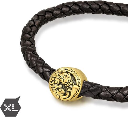 CHOW SANG SANG 999 24K Solid Gold Noir Charm Pixiu Celtic Knot Charm Blessing Bracelet for Men and Women 93832C in Saudi Arabia