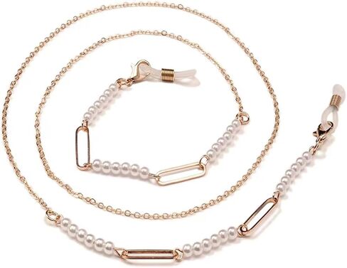 Tiwnefua 3PCS Glasses Strap Beaded Eyeglass Chains Eye Glass Holders Necklaces String Women Eyewear Retainer Chain in Saudi Arabia
