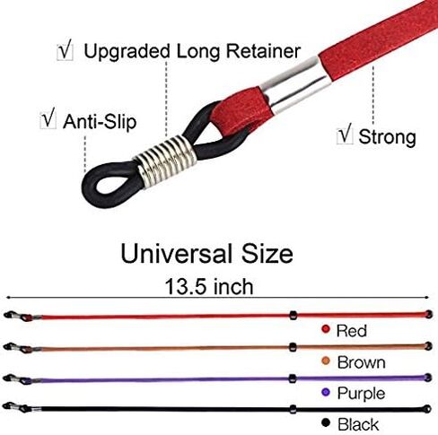 SUKKI Glasses Strap Holder - Eyeglass String Retainer Cord - Glasses Lanyard Chain Necklace in Kuwait