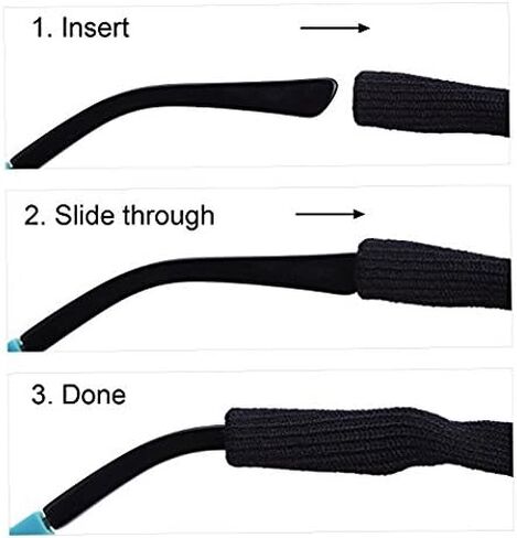 SUKKI Glasses Strap Holder - Eyeglass String Retainer Cord - Glasses Lanyard Chain Necklace in Kuwait