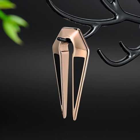 زوج واحد من أوزان الأذن الفولاذية من COOEAR، قياسات مطورة للأذنين، أقراط ثقب أنفاق اللحم الأنيقة. in Kuwait