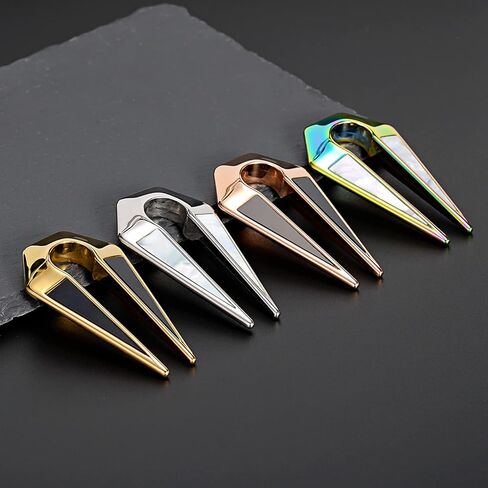 زوج واحد من أوزان الأذن الفولاذية من COOEAR، قياسات مطورة للأذنين، أقراط ثقب أنفاق اللحم الأنيقة. in Kuwait