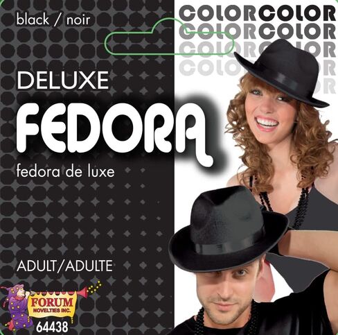 Forum Novelties Men's Deluxe Adult Fedora Hat in Saudi Arabia