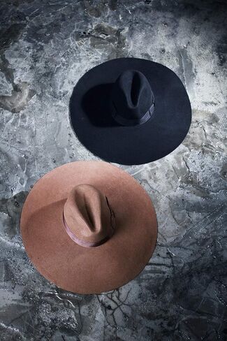 ByTheR Unisex Modern Chic Classic Style Floppy Wide Brim Fedora Hat in Saudi Arabia