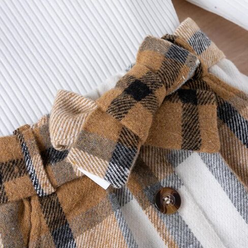 LYQTloml Toddler Girl Outfits Fall Winter Clothes Knitted Cotton Solid Color Ruffle Long Sleeves Tops+ Mini Skirts Set in Kuwait