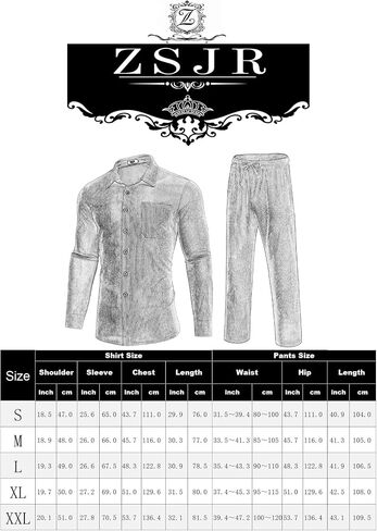 Men's 2 Piece Outfits Corduroy Casual Long Sleeve Shirt Pant Sets Fall Fashion Tracksuits in Saudi Arabia