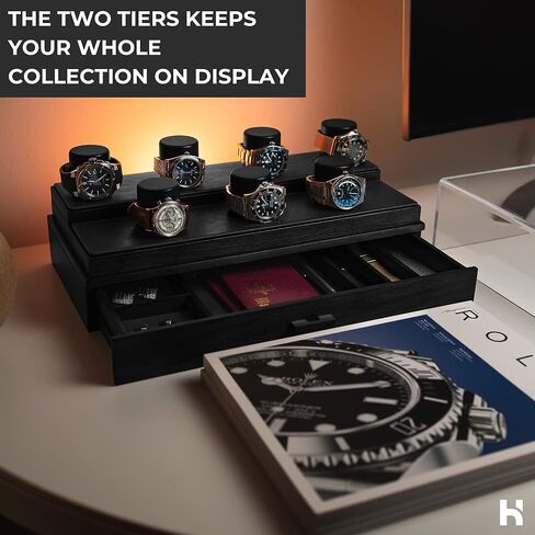 Holme & Hadfield The Collector مع بطانة من الجلد النباتي لمزيد من الحماية ولمسة نهائية فاخرة - يشمل ضمان مدى الحياة in Kuwait