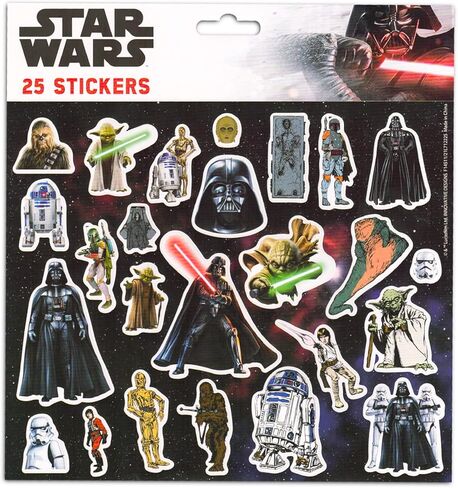 Star Wars Masks for Kids 2 Pack - Bundle with Darth Vader and Storm Trooper Masks for Dress Up Pretend Play Plus Stickers, More | Star Wars Costume Accessories in Saudi Arabia