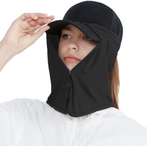 WITHMOONS Sun Face Neck Drape Protection UV Sun Shield Sun Visor Cooling Protection in Saudi Arabia