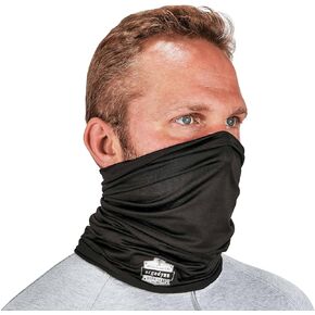 Ergodyne Chill-Its 6487 Cooling Neck Gaiter, Multiple Ways to Wear Headband or Face Mask