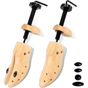 Demarzily 2 Way Shoe Stretcher Women Men,Upgrade Wooden Shoe Stretcher for Adjustable in Length and Width,Wood Shoe Shaper Expander for Man's Size 9 to 13 Women's Size 10 to 13.5 in Saudi Arabia
