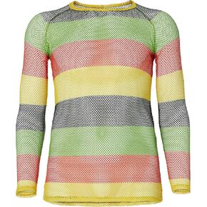 Theophilio Men's Rasta Printed Crewneck in Saudi Arabia