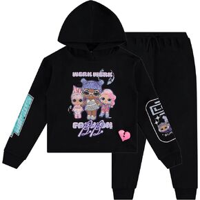 L.O.L. Surprise! Girls Pullover Hoodie and Jogger Sweatpants Clothing Set- Little and Big Girls Sizes 4-16