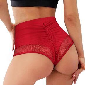 BZB Womens Booty Shorts High Waisted Dance Shorts Gym Workout Hot Short Pants Athletic Butt Lifting Pole Dance Leggings S-XXL