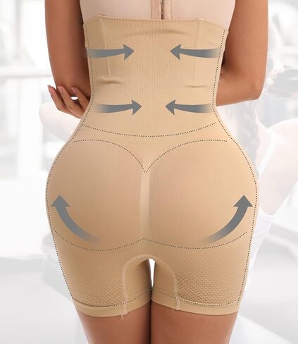 WEICHENS Tummy Control Panties for Women Shapewear High Waisted Body Shaper Slip Shorts Thigh Slimmer Underwear in Kuwait
