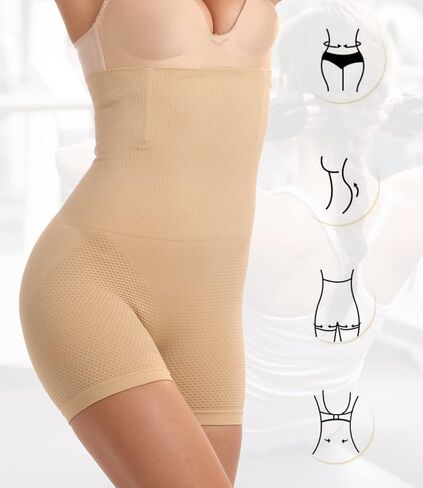 WEICHENS Tummy Control Panties for Women Shapewear High Waisted Body Shaper Slip Shorts Thigh Slimmer Underwear in Kuwait