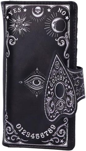 Nemesis Now Spirit Board Planchette Embossed Frauen Geldbörse Gothic، Nu Goth، Rockwear in Kuwait