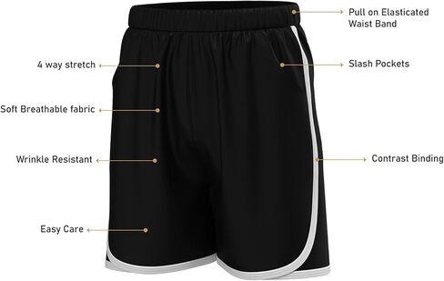 طقم ملابس للأولاد من Essenclo، تي شيرت رياضي بياقة دائرية بدون أكمام وأطقم ملابس قصيرة للأولاد مع جيوب 4 قطع - مقاس 5-14 in Kuwait